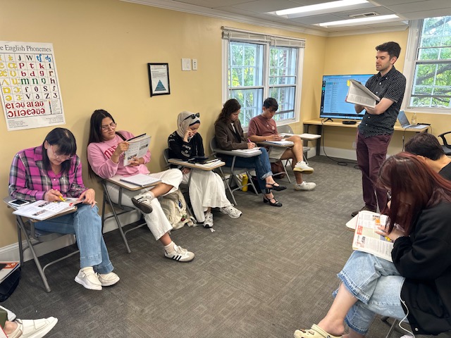 IELTS tutoring session